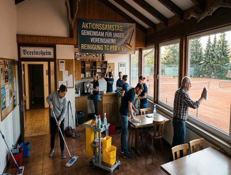 Arbeitseinsatz Reinigung Vereinsheim
